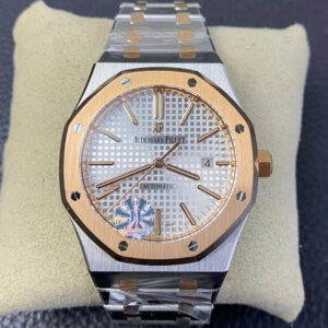 Replica Audemars Piguet Royal Oak 15400SR.OO.1220SR.01 JF Factory Silver Dial watch