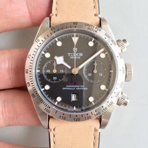 Replica Tudor Heritage Black Bay Chrono 2018 79350-0002 ZF Factory Black Dial watch
