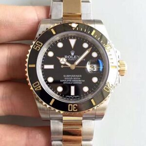 Replica Rolex Submariner Date 116613LN Noob Factory V8 Black Dial watch
