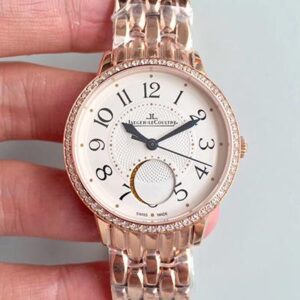 Replica Jaeger-LeCoultre Rendez-Vous 3612420 Rose Gold Case White Dial watch