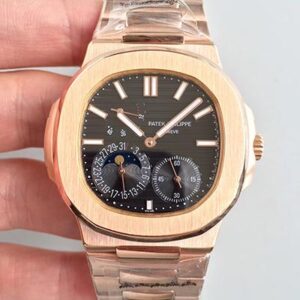 Replica Patek Philippe Nautilus Moonphase 5712R-001 Black Dial watch