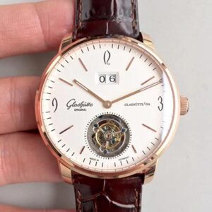 Replica Glashutte Original Senator Excellence Tourbillon White Dial watch