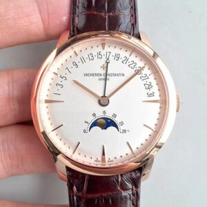 Replica Vacheron Constantin Patrimony 4010U/000R-B329 Rose Gold White Dial watch