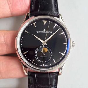 Replica Jaeger-LeCoultre Master Ultra Thin Moon 1368470 ZF Factory Black Dial watch