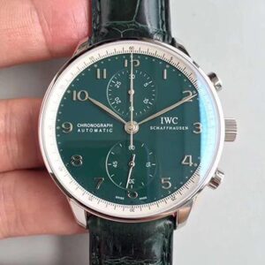 Replica IWC Portugieser ChronographIW371601 150 Years YL Factory Green Dial watch