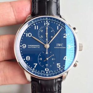 Replica IWC Portugieser Chronograph IW371601 150 Years YL Factory Blue Dial watch