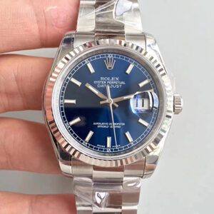Replica Rolex Datejust 116234 36mm AR Factory V2 Blue Dial watch