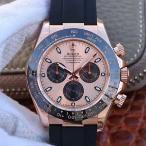 Replica Rolex Daytona Cosmograph 116515LN Noob Factory Rose Gold Dial watch