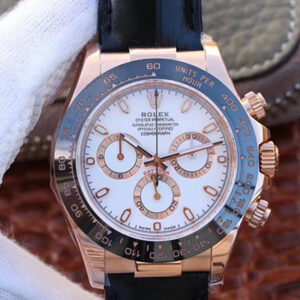 Replica Rolex Daytona Cosmograph 116515LN Noob Factory White Dial watch
