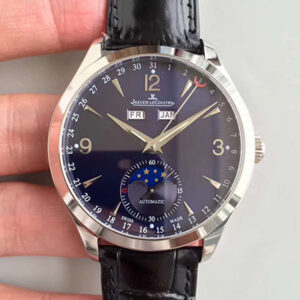 Replica Jaeger-LeCoultre Master Calendar 1558420 KM Factory Blue Dial watch