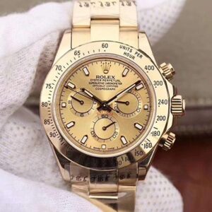 Replica Rolex Daytona Cosmograph 116503 JH Factory Gold Dial watch