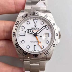 Replica Rolex Explorer II 216570 2018 Noob Factory White Dial watch