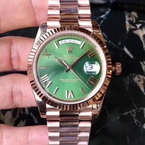 Replica Rolex Day Date 228235 40mm EW Factory Green Dial watch