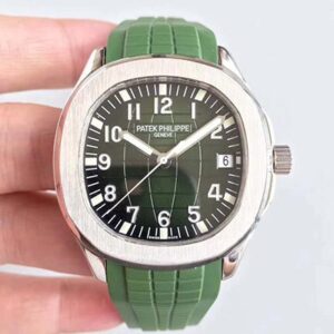 Replica Patek Philippe Aquanaut Jumbo 5167A PF Factory Green Dial watch