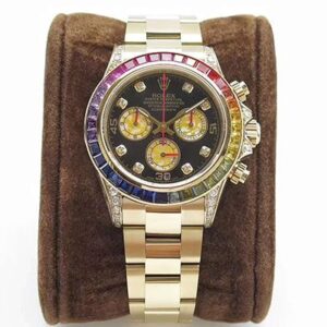 Replica Rolex Daytona Cosmograph Rainbow 116589RBOW BL Factory 4130 Movement watch