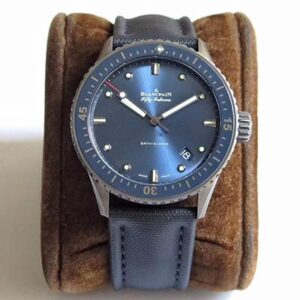 Replica Blancpain Fifty Fathoms Bathyscaphe 5000-0240-O52A ZF Factory Blue Dial watch