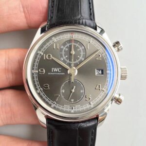 Replica IWC Portugieser Chronograph Classic IW390404 ZF Factory Anthracite Dial watch