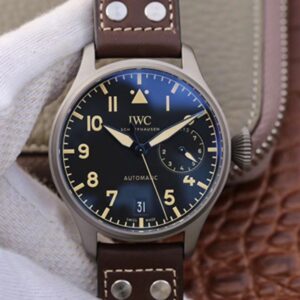 Replica IWC Big Pilot Heritage IW501004 Titanium ZF Factory Black Dial watch