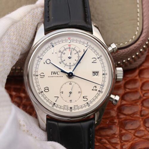 Replica IWC Portugieser Chronograph Classic IW390403 ZF Factory White Dial watch