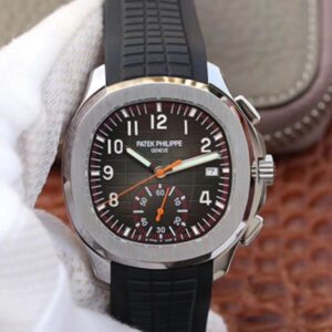 Replica Patek Philippe Aquanaut Chronograph 5968A-001 Black Dial watch