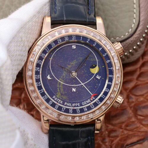 Replica Patek Philippe Grand Complications 6103P-001 TW Factory Blue Dial watch