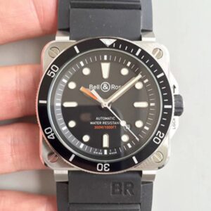 Replica Bell & Ross BR 03-92 Diver V2 Black Dial watch