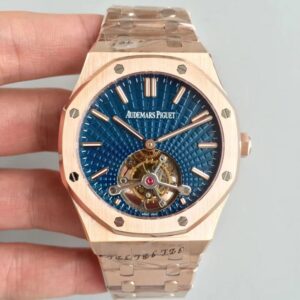 Replica Audemars Piguet Royal Oak Tourbillon Extra Thin 26522 R8 Factory Blue Dial watch