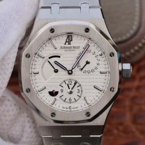 Replica Audemars Piguet Royal Oak GMT 26120 TWA Factory White Dial watch