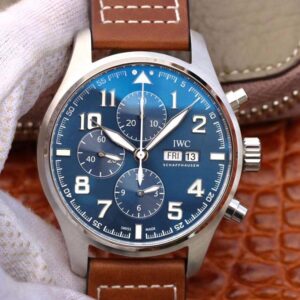 Replica IWC Pilot Chronograph Edition Le Petit Prince IW377714 ZF Factory Blue Dial watch