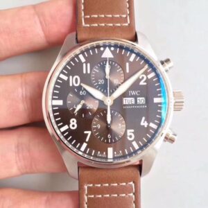 Replica IWC Pilot Chronograph Edition Le Petit Prince IW377713 ZF Factory Chocolate Dial watch