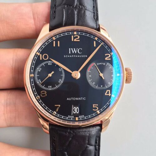 Replica IWC Portuguese IW500701 ZF Factory Black Dial watch