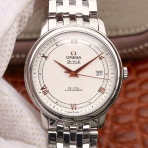 Replica Omega De Ville Prestige 424.10.40.20.02.002 MKS Factory Silver Dial watch