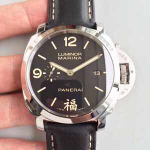 Replica Panerai Luminor Marina 1950 3 Days PAM00498 FU VS Factory V2 Black Dial watch