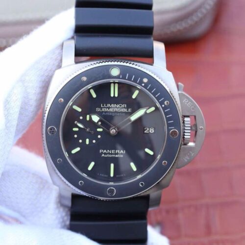 Replica Panerai Luminor Submersible 1950 Amagnetic 3 Days PAM00389 VS Factory V2 Black Dial watch