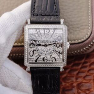Replica Franck Muller Master Square 6002 M QZ D GF Factory Diamond Dial watch