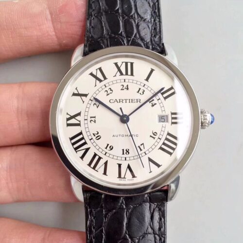 Replica Ronde Solo De Cartier W6701010 42MM ZF Factory White Dial watch