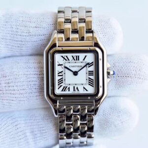 Replica Cartier Panthere De Medium Ladies WSPN0007 GF Factory White Dial watch