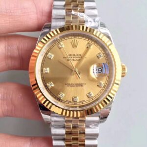 Replica Rolex Datejust II M126333-0012 41MM EW Factory Champagne Dial watch
