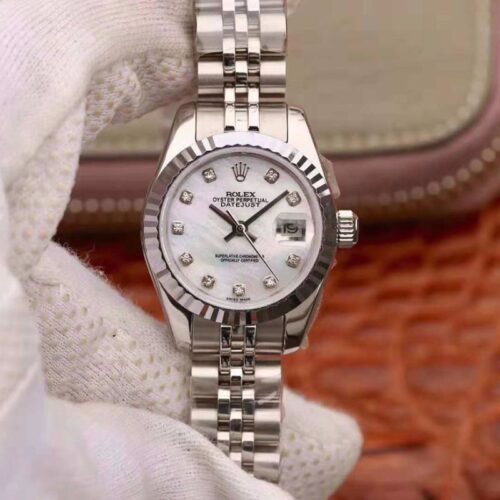 Replica Rolex Lady Datejust 28MM White Dial watch