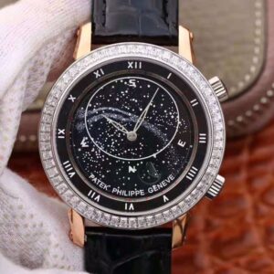 Replica Patek Philippe Grand Complications Sky Moon Celestial 5102PR TW Factory Black Dial watch