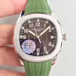Replica Patek Philippe Aquanaut Jumbo 5167A-001 PF Factory Black Dial watch