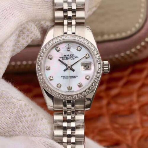Replica Rolex Lady Datejust 28MM Mother Of Pearl Dial watch