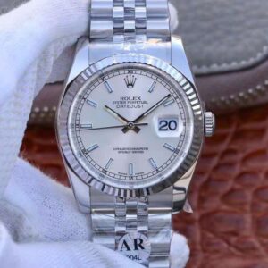 Replica Rolex Datejust 36MM 116234 V2 AR Factory Silver Dial watch