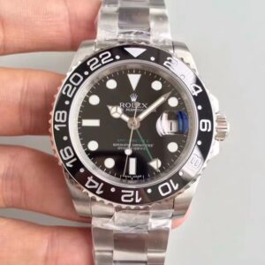 Replica Rolex GMT Master II 116710LN 40MM Noob Factory Black Dial watch