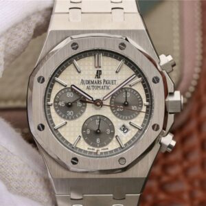 Replica Audemars Piguet Royal Oak Chronograph 26331ST.OO.1220ST JH Factory White Dial watch