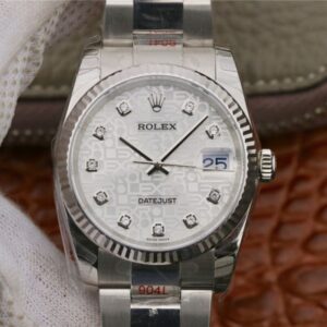 Replica Rolex Datejust 116234 36MM AR Factory Diamond-printed Dial watch