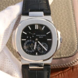 Replica Patek Philippe Nautilus Moonphase 5712G-001 Black Dial watch