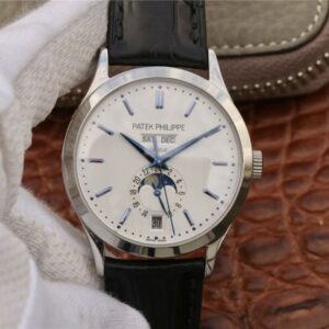 Replica Patek Philippe Complications Annual Calendar 5396G-011 KM Factory White Dial watch