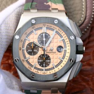 Replica Audemars Piguet Royal Oak Offshore 26400SO.OO.A054CA.01 JF Factory Beige Dial watch