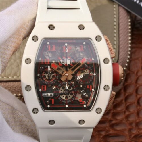 Replica Richard Mille RM011 Felipe Massa Flyback Dubai Chronograph KV Factory Crystal Dial watch